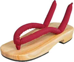 Anime Unisex Cosplay Versatile Summer Wooden Clog Shoes Japanese Cosplay Oshitari Prop