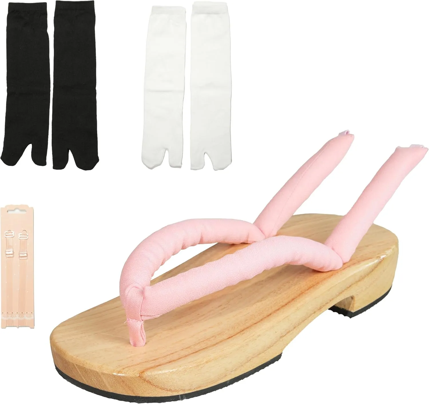 Anime Unisex Cosplay Versatile Summer Wooden Clog Shoes Japanese Cosplay Oshitari Prop