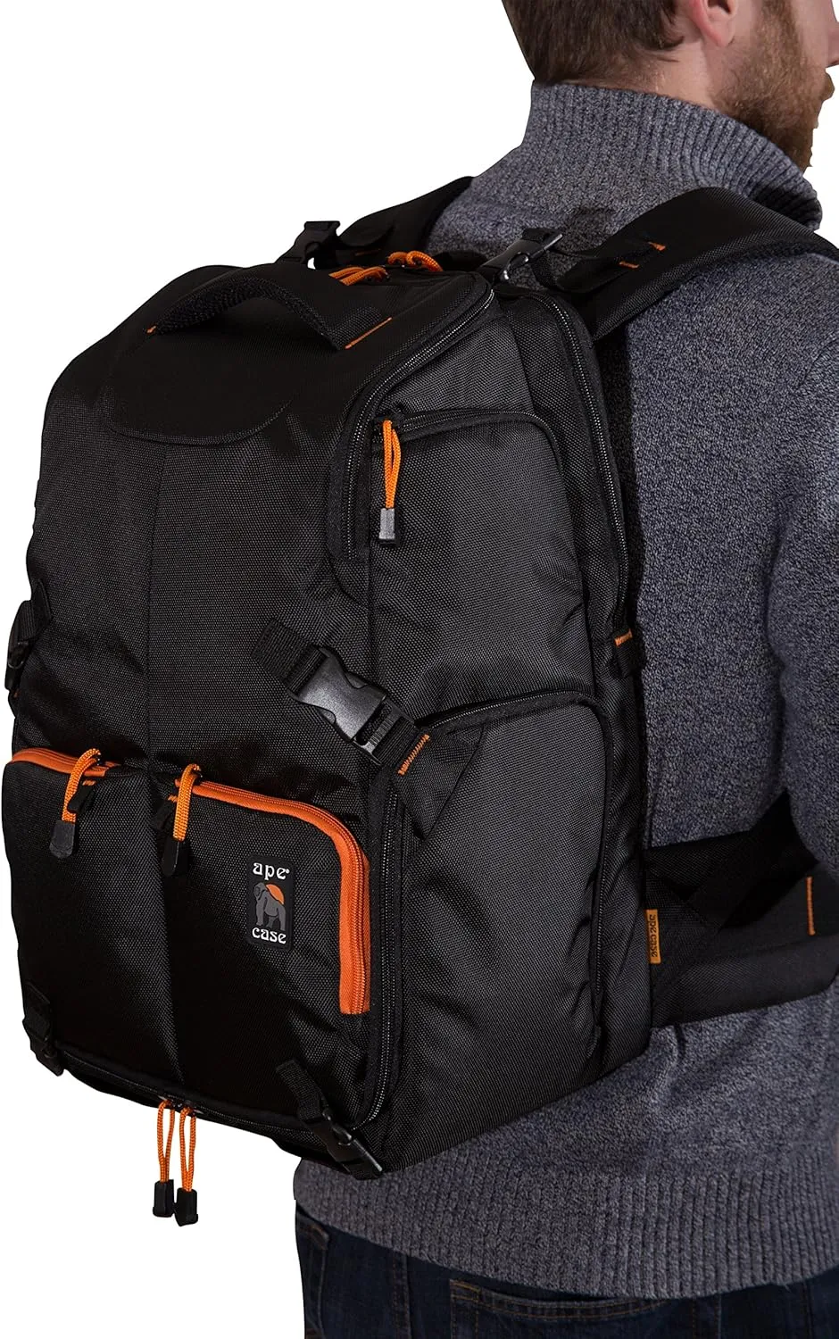 Ape Case ACPRO1500W Water Resistant Drone Backpack Carrying Case For DJI Mavic, Yuneec, And Parrot Drones, Controllers, And Accessories