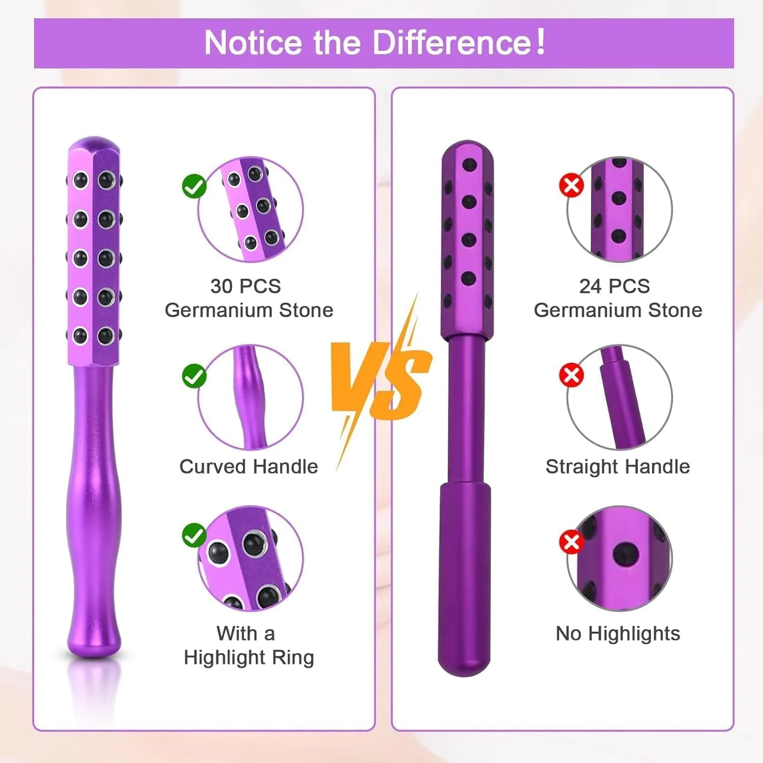 Arrily Face Roller, Elarique Face Roller, Beauty Sculptor Roller, Elarique Glow Sculpt - Beauty Roller, Uplift Facial Beauty Tool, Portable with Ergonomic Handle for Skincare (Pink)