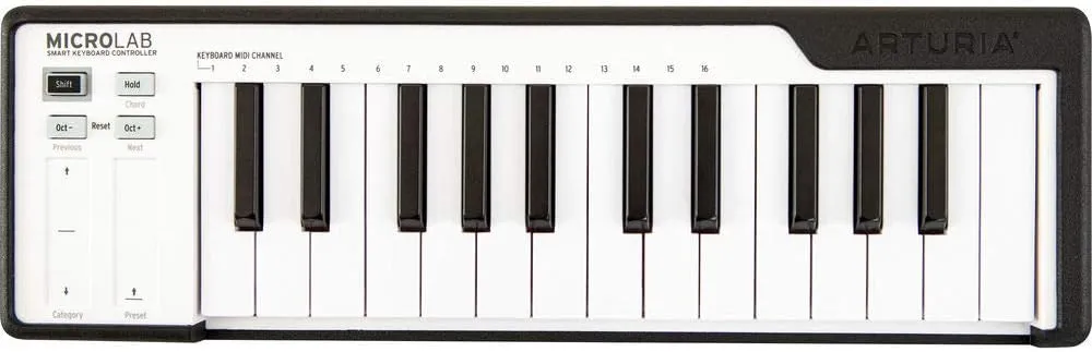 Arturia MicroLab 25 Key USB MIDI Keyboard Controller