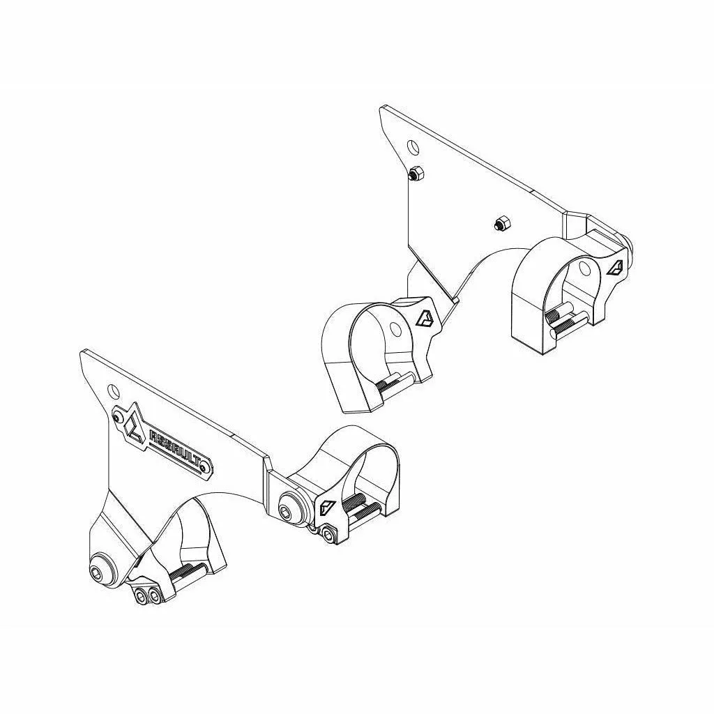 Assault Industries Light Bar Bracket Kit (Universal)