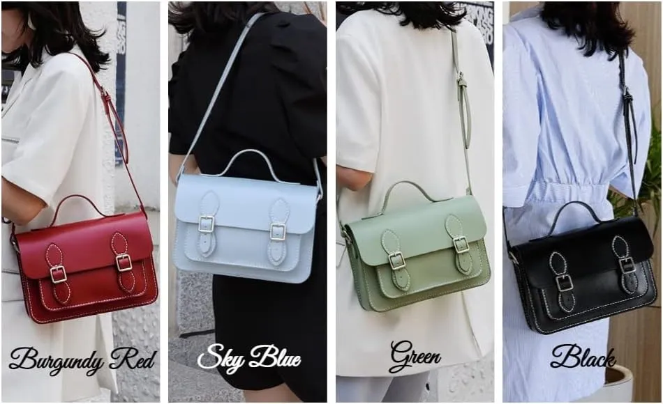BEABLINGER DIY Purse Bag Satchel Making Kit Cambridge Sewing Pattern Wallet PU Leather Material Craft Tool Set Handmade Handbag Shoulder Bag pdf Sew Knit Stitch Woman Girl Birthday Holiday Day Gift