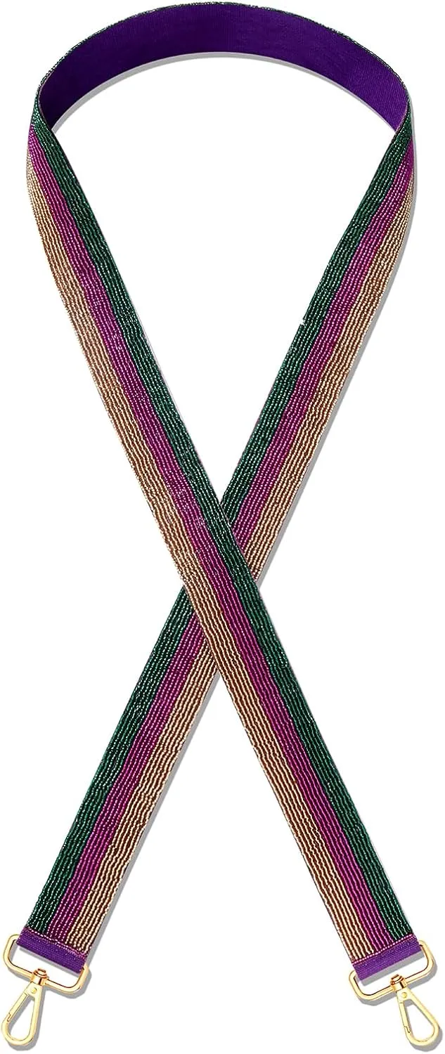 Beaded Purse Strap Replacement Mardi Gras Purse Strap Crossbody Shoulder Bag Strap Carnival Parade Party Favors