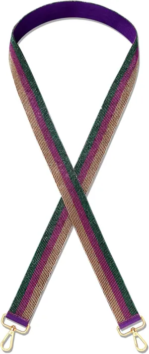 Beaded Purse Strap Replacement Mardi Gras Purse Strap Crossbody Shoulder Bag Strap Carnival Parade Party Favors