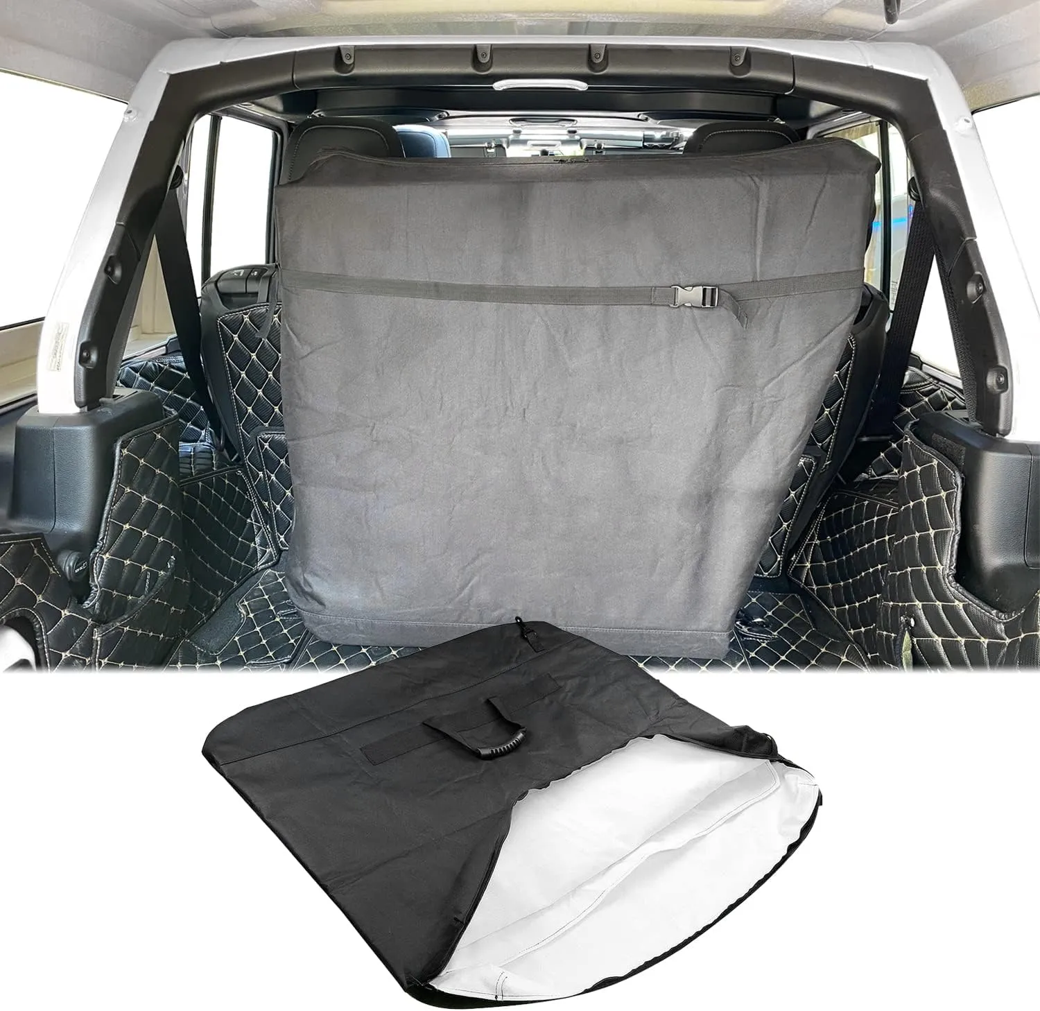 Bentolin Freedom Hard Top Panel Storage Bag with Carry Handle Compatible with 2007-2021 2022 Jeep Wrangler JK JKU JL JLU Sports Sahara Rubicon 2 or 4 Doors