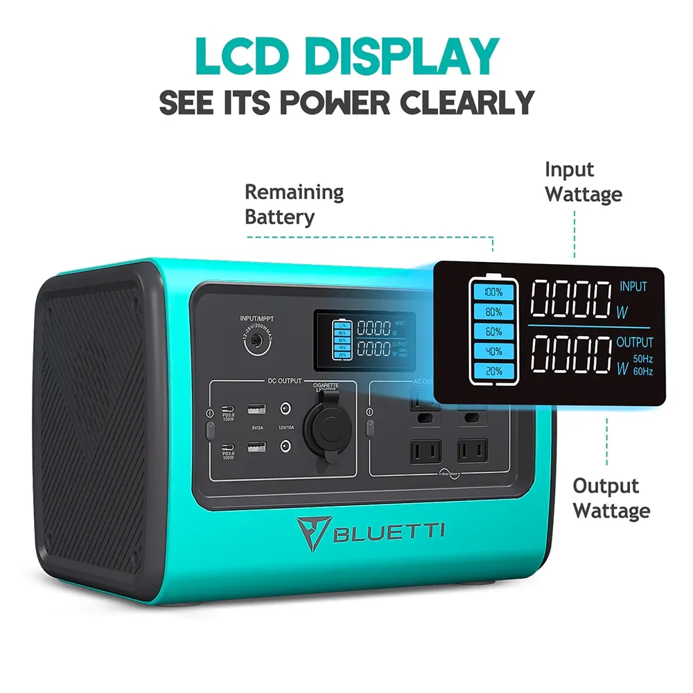 BLUETTI EB70 Portable Power Station - 700W 716Wh