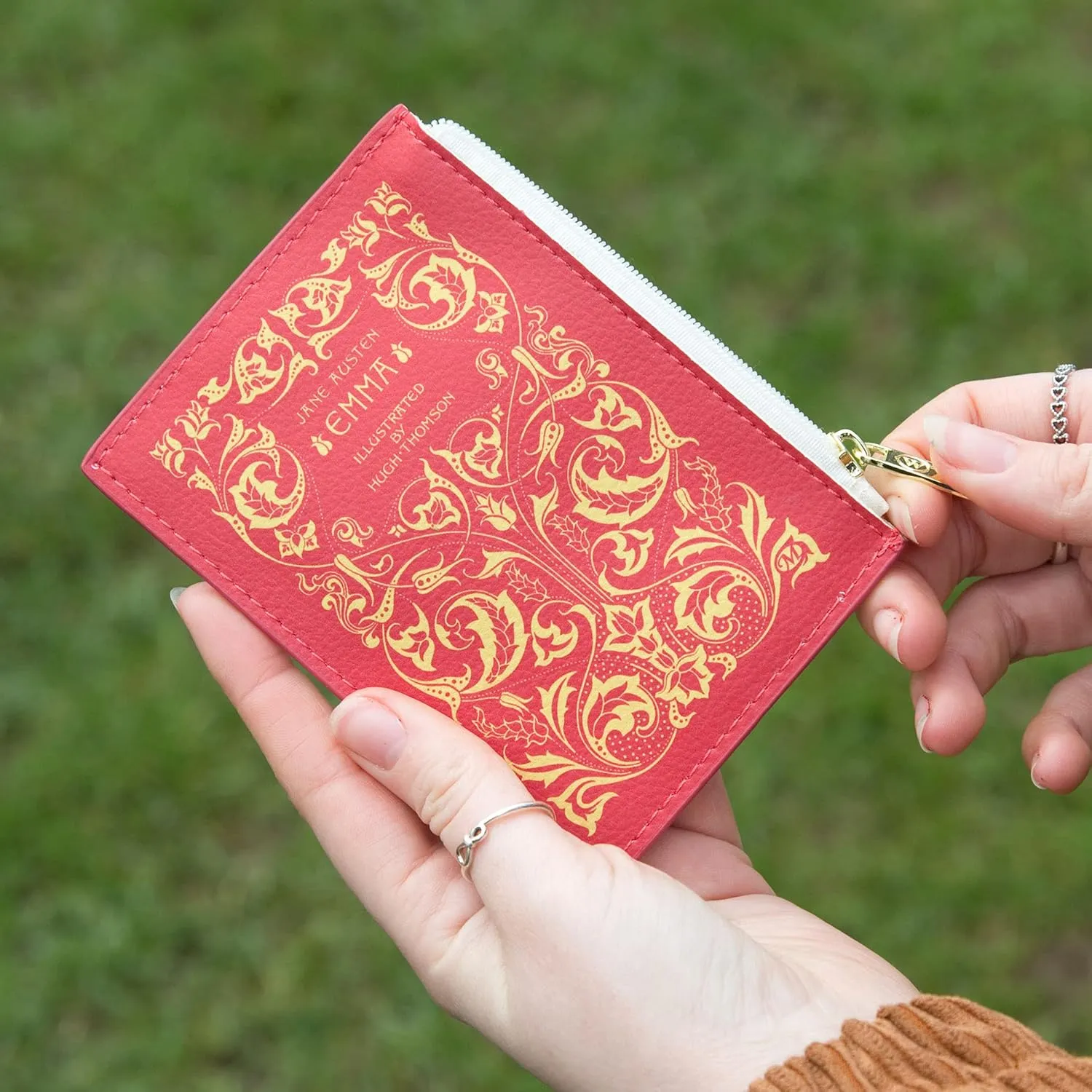 Book Themed Coin Purse for Book Lovers - Ideal Literary Gifts for Book Club, Readers, Authors & Bookworms - Coin Pouch Wallet for Women by Well Read