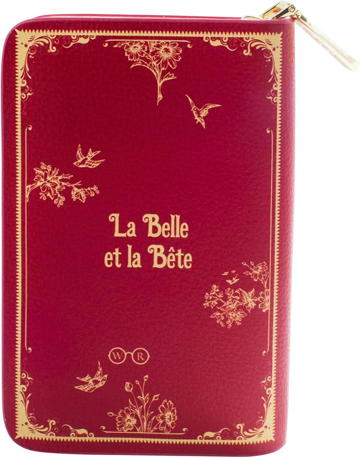 Book Themed Zip Around Wallet for Book Lovers- Ideal Literary Gift for Book Club, Readers & Bookworms - Vegan Faux Leather Clutch by Well Read