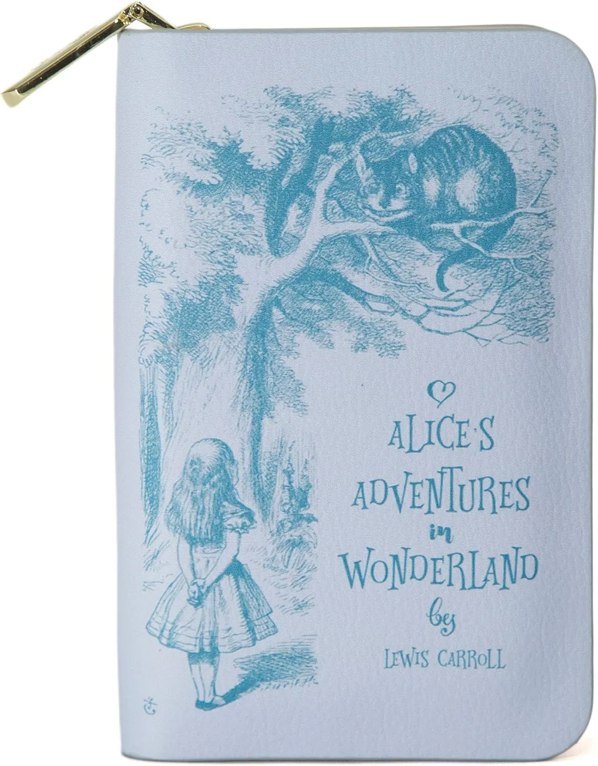 Book Themed Zip Around Wallet for Book Lovers- Ideal Literary Gift for Book Club, Readers & Bookworms - Vegan Faux Leather Clutch by Well Read