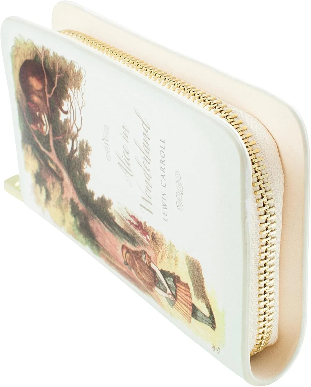 Book Themed Zip Around Wallet for Book Lovers- Ideal Literary Gift for Book Club, Readers & Bookworms - Vegan Faux Leather Clutch by Well Read
