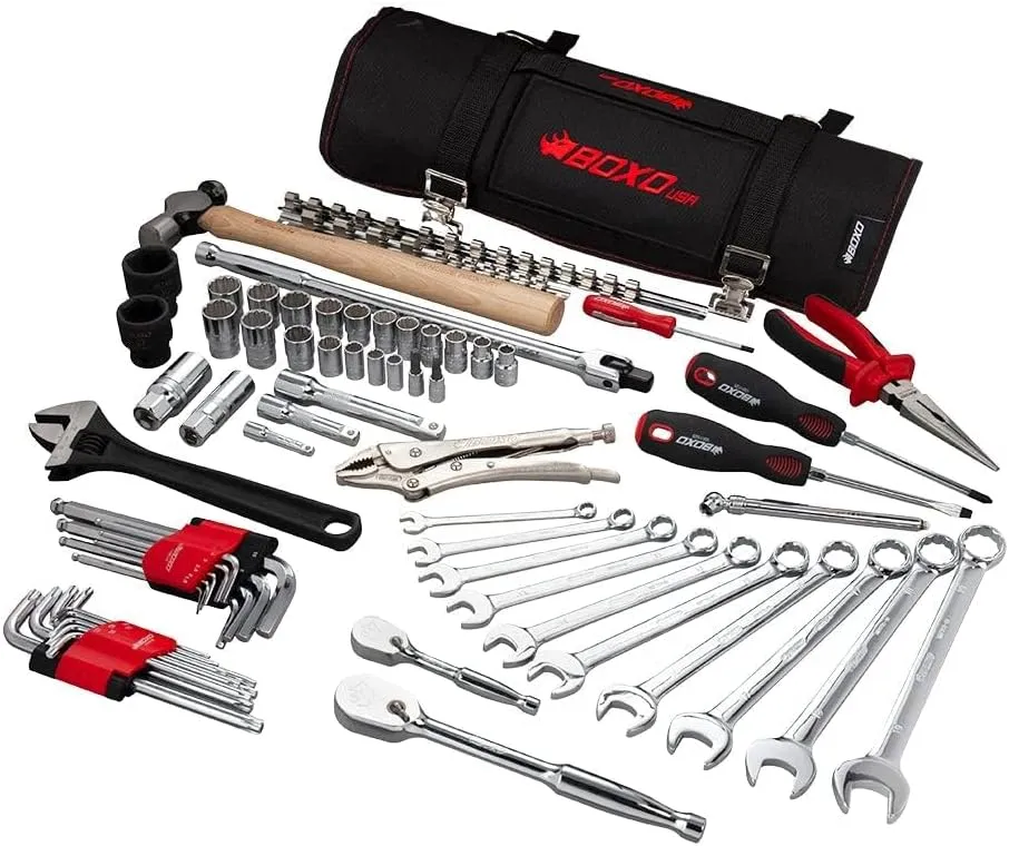 BOXO USA UTV Tool Roll - Ultimate Tool Kit for Side by Side, Polaris RZR, CanAm, UTV, Truck (Tool Roll   Dry Bag)