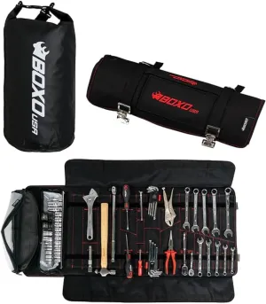 BOXO USA UTV Tool Roll - Ultimate Tool Kit for Side by Side, Polaris RZR, CanAm, UTV, Truck (Tool Roll   Dry Bag)