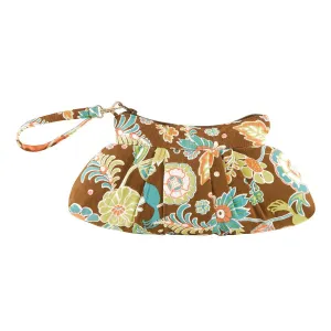 Brea Espresso Wristlet Clutch