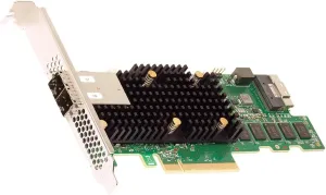 Broadcom MegaRAID 9580-8i8e SAS Controller - 12Gb/s SAS, Serial ATA - PCI Express 4.0 x8 - Plug-in Card - RAID Supported - 0, 1, 5, 6, 10, 50, 60, JBOD RAID Level - 2 x SFF-8644, 1 x SFF-8654 - 16 Tot