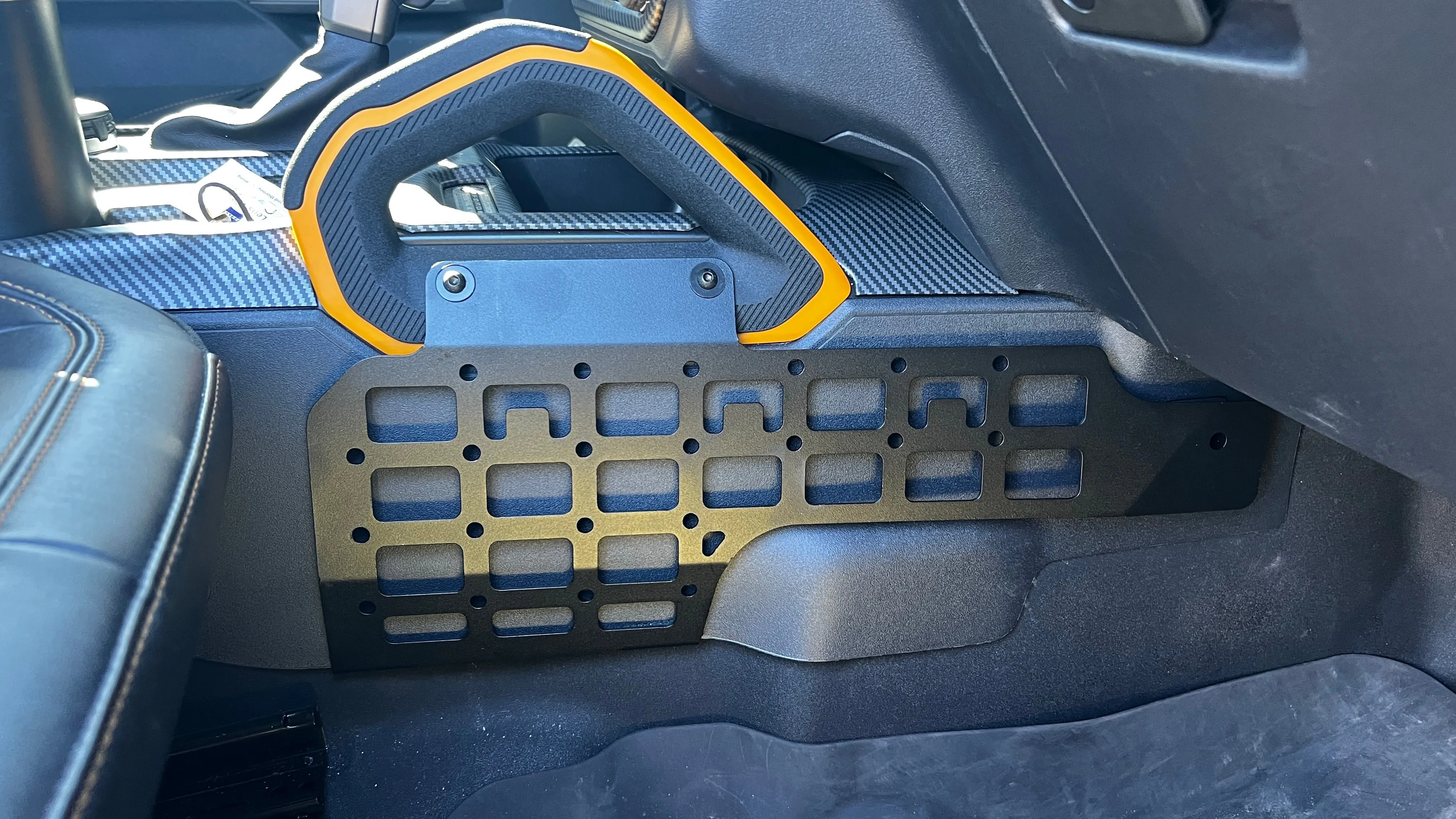 Buckle Up Off-Road Passenger Side Center Console Molle Panel for 2021  Ford Bronco