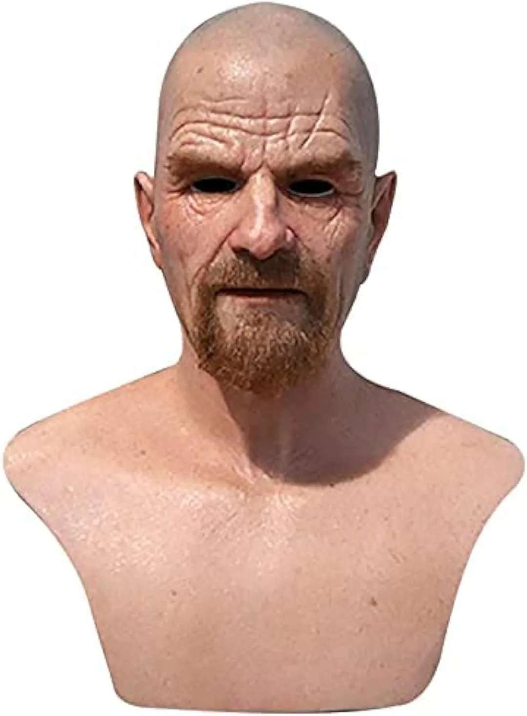CAFELE Halloween Realistic Old Man Mask Supersoft Old Women Latex Face Mask Scary Mask Cosplay Halloween Costume Props