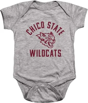 California State University Chico Official One Color Logo Unisex Infant Snap Suit for Baby