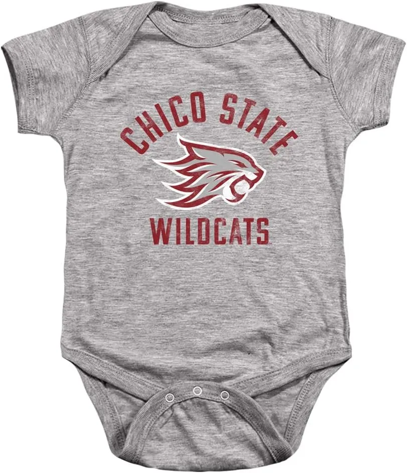 California State University Chico Official Wildcats Logo Unisex Infant Snap Suit for Baby