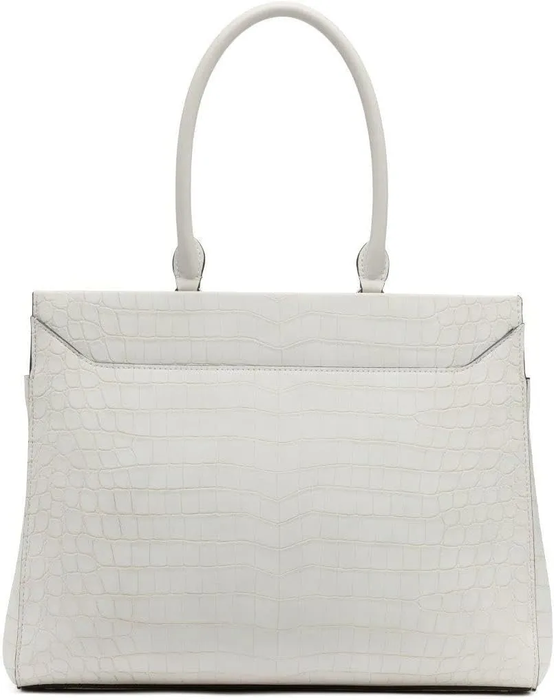 Calvin Klein Becky Tote Bag – 2 in 1, Vegan Leather, Monogram, 3 Pockets