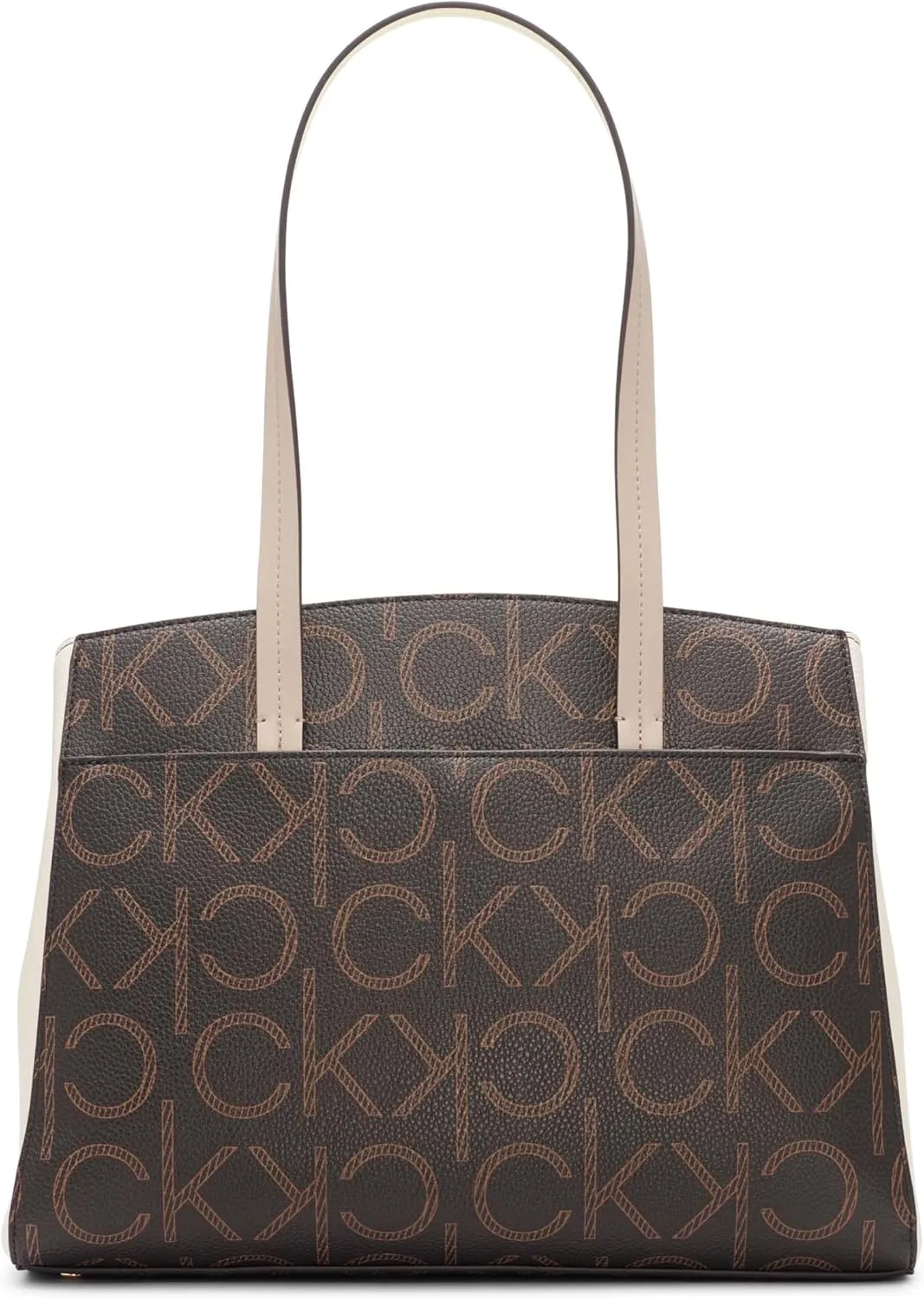Calvin Klein Women's Hadley Tote Bag – 2 in 1, Vegan Leather, 5 Pockets