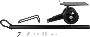 Camco Rhino Steerable Wheel Kit for 28 & 36-Gallon Rhino RV Tote Tanks - Features No-Flat Front Steerable Wheels, 24" Tow Bar & More RV Accessories (39011)
