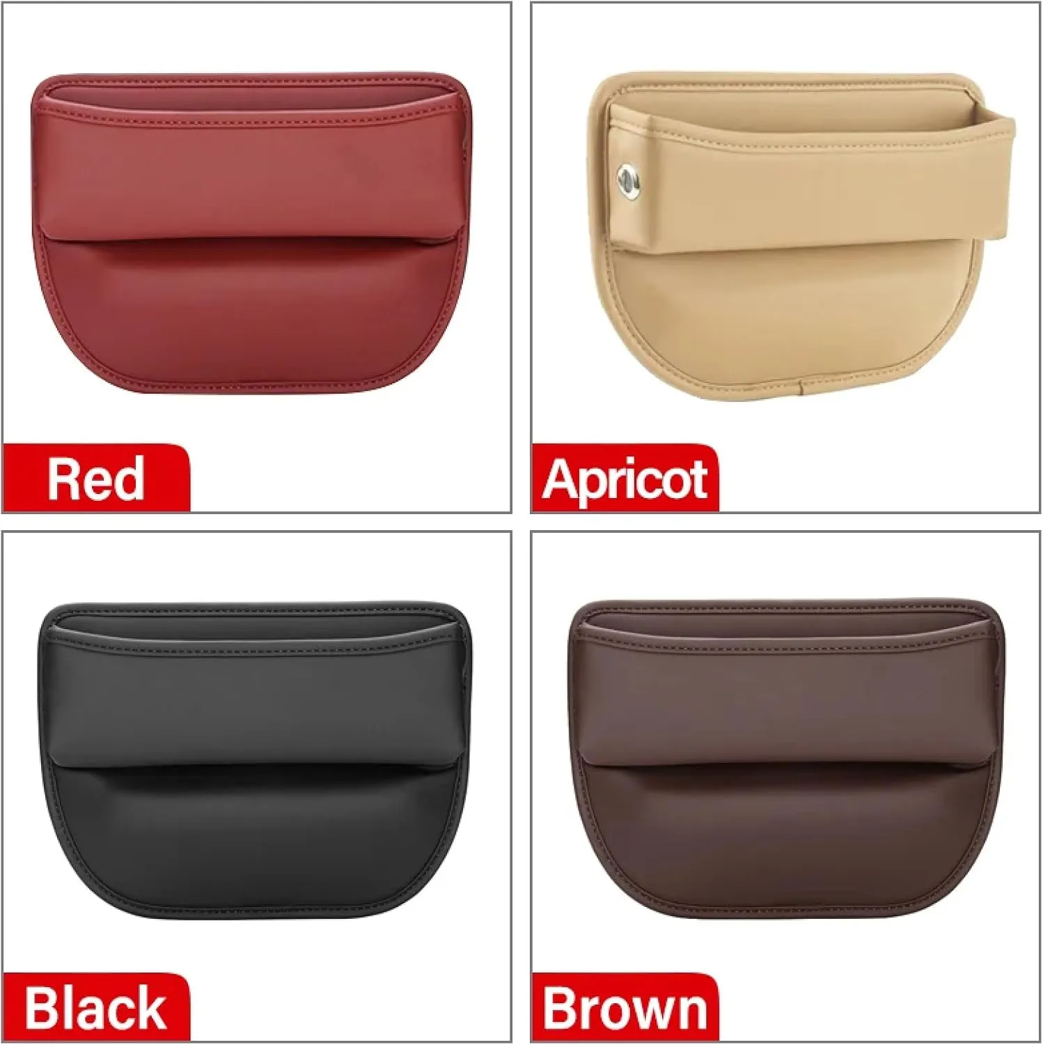 Car Seat Slit Crevice Storage Box Cup Key Card Phone Multi-Function Cable Hole Portable Organizer Bag,for Suzuki SX4 S-Cross