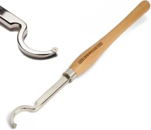 Carbide Tipped Large Curved Hollowing Tool For Woodturning.