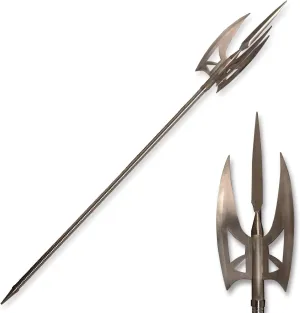 Carbon Steel Finnick Trident Real Metal Cosplay Prop About 71 inches