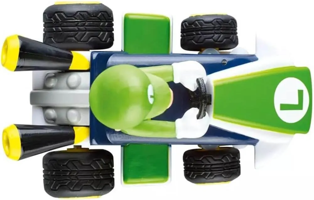 Carrera RC Nintendo Mario Kart 2.4 GHz Mini Collectible Radio Remote Control Toy Car Vehicle - Luigi