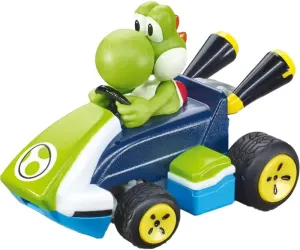 Carrera RC Nintendo Mario Kart 2.4 GHz Mini Collectible Radio Remote Control Toy Car Vehicle - Yoshi