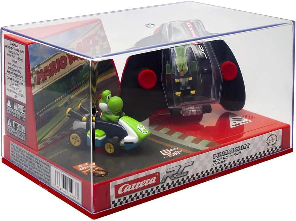 Carrera RC Nintendo Mario Kart 2.4 GHz Mini Collectible Radio Remote Control Toy Car Vehicle - Yoshi