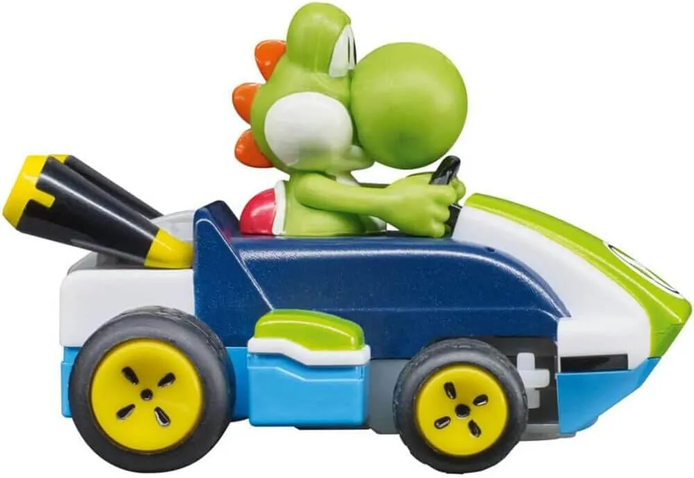 Carrera RC Nintendo Mario Kart 2.4 GHz Mini Collectible Radio Remote Control Toy Car Vehicle - Yoshi