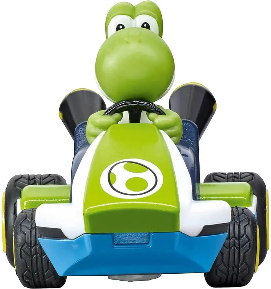 Carrera RC Nintendo Mario Kart 2.4 GHz Mini Collectible Radio Remote Control Toy Car Vehicle - Yoshi