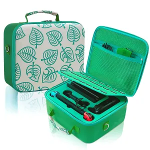 Carrying Case for Nintendo Switch,Portable Travel All Protective Hardshell Storage Case Compatible with Switch OLED Model for Switch Console, Pro Controller, Switch Dock with 21 Games Cards Slots