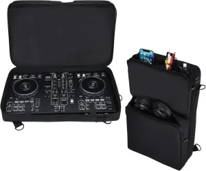 Carrying Case for Pioneer DDJ-200/DDJ-FLX4/DDJ-400/DDJ-SB3 or Roland DJ-202 DJ Controller, Travel Protective Bag with Accessory Storage and Adjustable Shoulder Strap