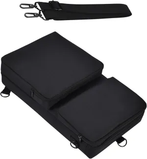 Carrying Travel Case for Pioneer DDJ-400, DDJ-FLX4, DDJ-SB3, DJ-202, Hercules Inpulse 300, Traktor Kontrol S2 Mk3 Disc Player DJ Controller Storage Bag Portable Gig Bag with Shoulder Strap