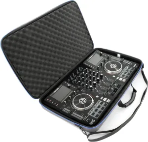 CASEMATIX Travel Case Compatible with Numark Mixstream Pro Plus, Mixstream Pro Go Standalone DJ Controller, Numark NV2 Serato Mixers and More - Includes Carrying Case Only with Shoulder Strap