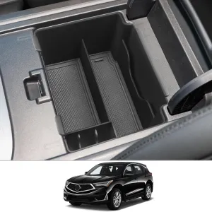 CDEFG Center Console Organizer Tray for 2019-2023 2024 Acura RDX Armrest Tray Storage Box Secondary Insert Coin Container 2024 Acura RDX Interior Accessories