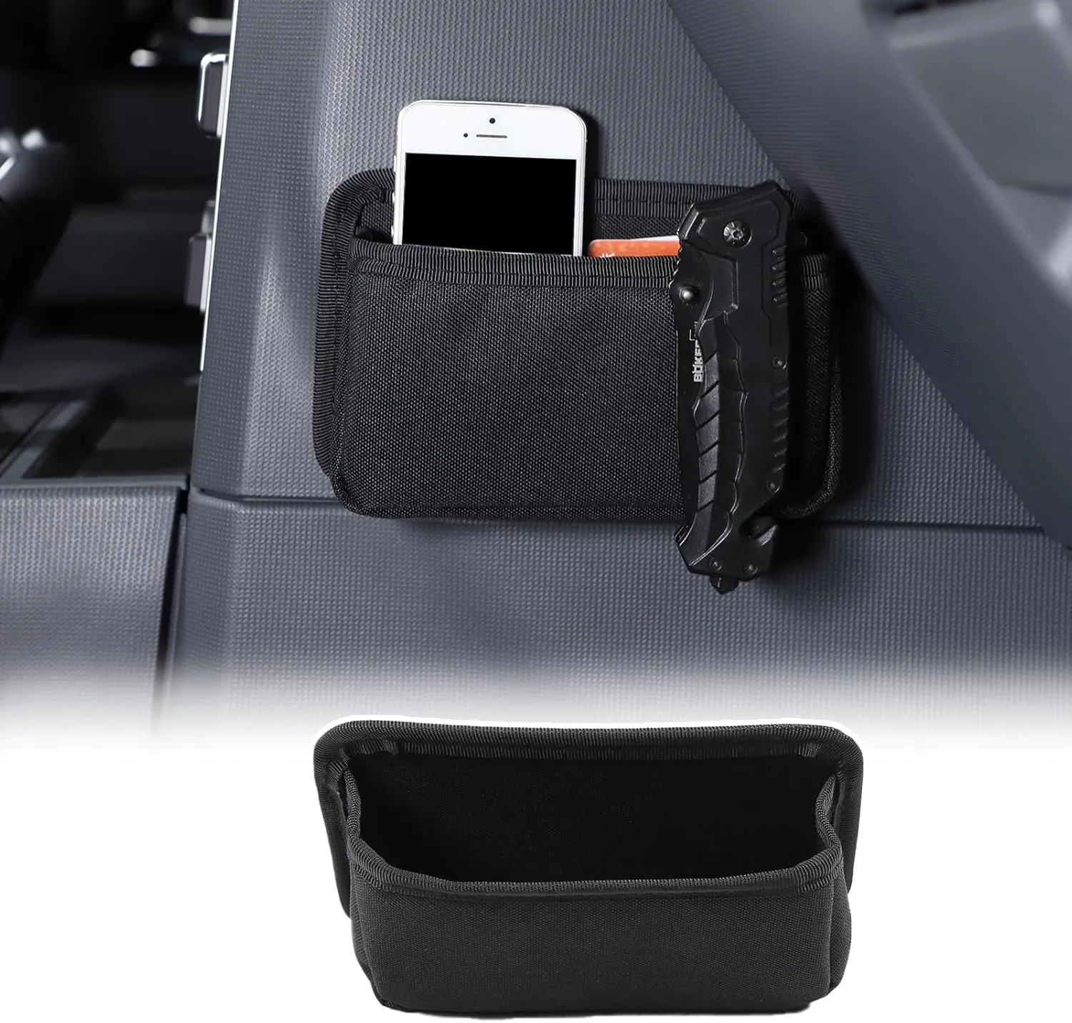 Center Console Hanging Organizer Storage Bag Gear Shift Storage Bag Compatible with Ineos Grenadier 2020-2024 Car Side Pocket Organizer