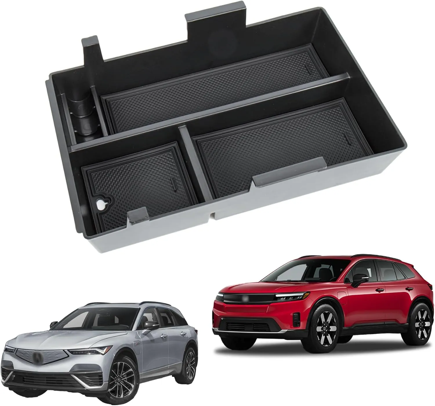 Center Console Organizer Compatible with 2024-2025 Honda Prologue EV/2024-2025 Acura ZDX Interior Accessories, Armrest Storage Box Glove Organizer Tray Insert with Coin and Sunglasses Holder