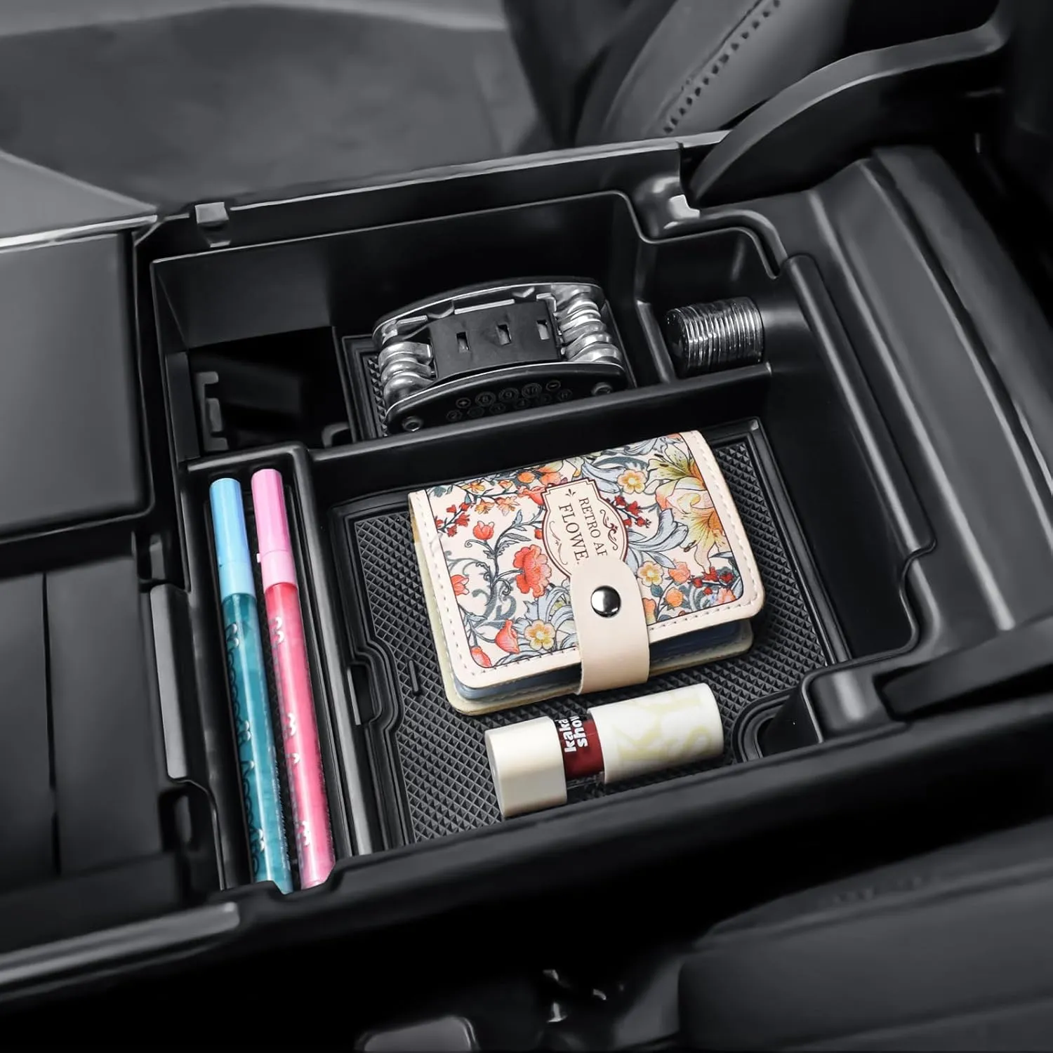 Center Console Organizer Tray Compatible with 2025 2024 2023 2022 2021 Acura TLX Accessories, Armrest Storage Box For TLX Cover Glove Divider Middle Console Organizer