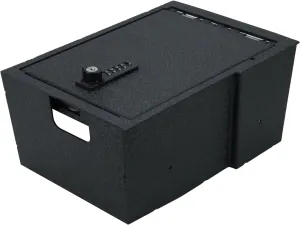 Center Console Safe Vault - KEREN Console Gun Safe Box Compatible with Lincoln Aviator 2019-2025, 4-Digit Combination Lock with Key