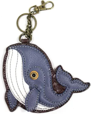 Chala Decorative Coin Purse / Key-Fob (Whale), Small