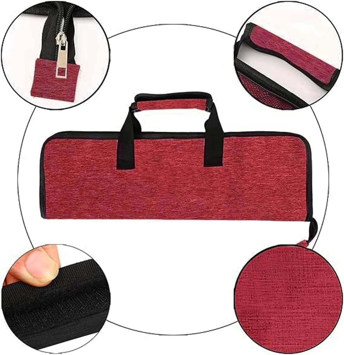 Chef’s Knife Roll Bag, Heavy Duty Oxford Chef Knife Bag, Portable 13 Slots Chef Knife Case, Multi-function Cutlery Knives Pouch Holder Knife Wrap Wallet Tool Roll