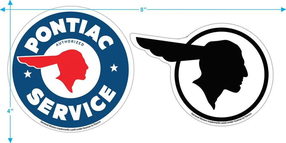 Chief Pontiac General Motors Logo T Shirt & Stickers