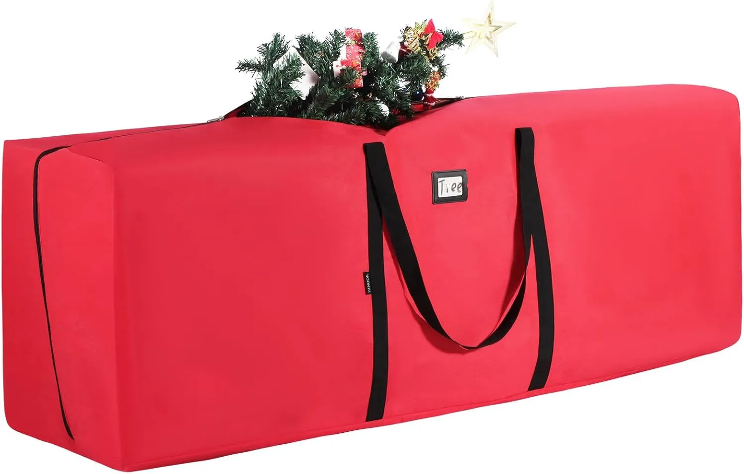 Christmas Tree Storage Bag - 9ft Xmas Tree Protection Against Dust, Insects, Moisture and Splash (Red)