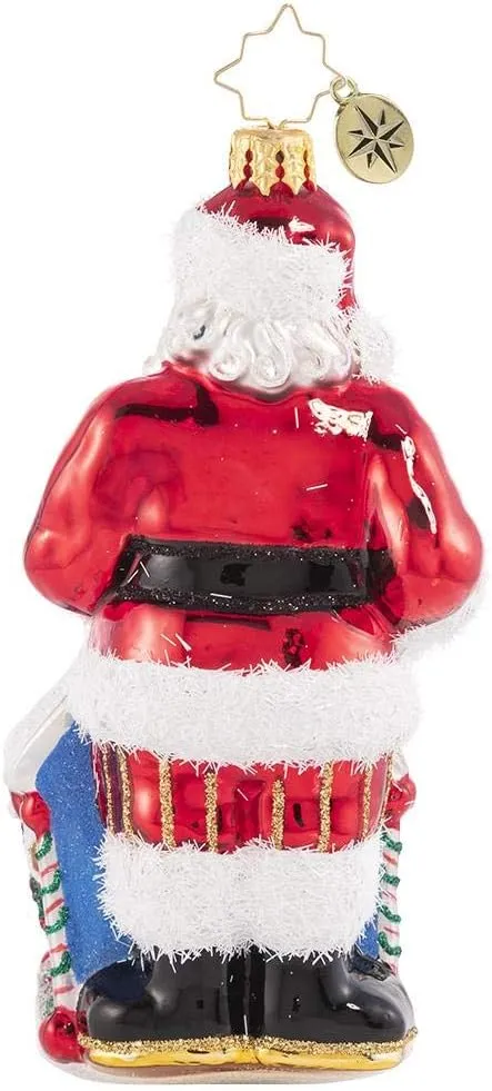 Christopher Radko Hand-Crafted European Glass Christmas Decorative Figural Ornament, Dave Thomas Adoption 2021