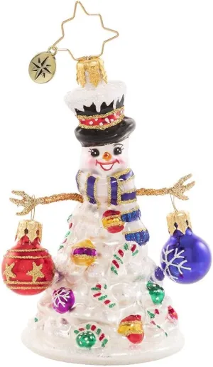 Christopher Radko Hand-Crafted European Glass Christmas Decorative Ornament, Quite A Lively Tree Gem