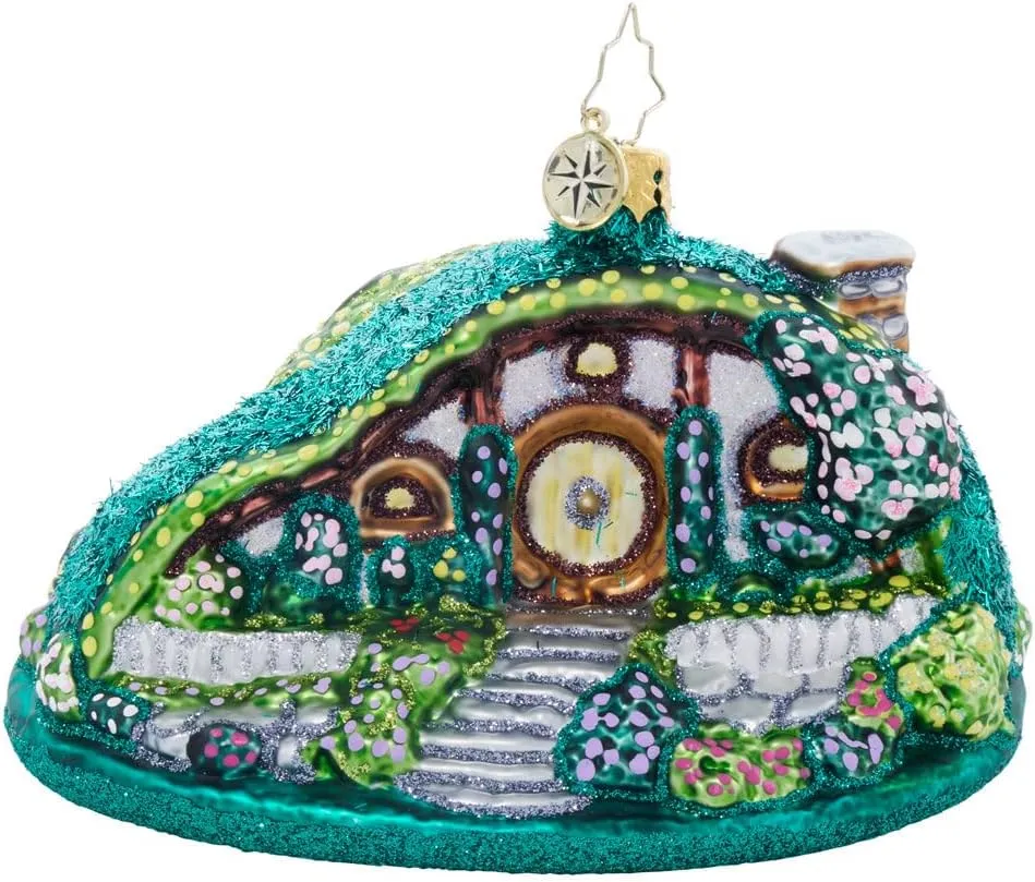 Christopher Radko Hand-Crafted European Glass Christmas Tree Decorative Ornament, Meadow Lane Lodge
